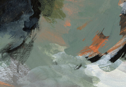 A detailed drawing of a landscape on toned paper, showcasing the depth and richness of the medium