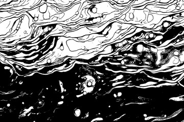 Grunge Black and White Distress Texture with Scratch and Dirty Elements