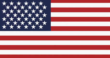Minimalist American Flag: Flat Vector Design