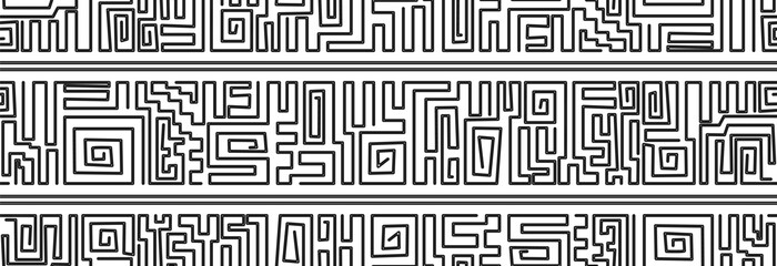 Geometric pattern in African style. Seamless pattern.