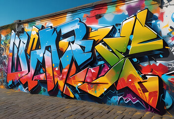 Graffiti art on the wall