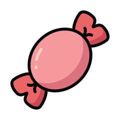 Simple Candy colorful icon Illustration. The icon illustration can be used for websites, print templates, presentation templates, illustrations, etc