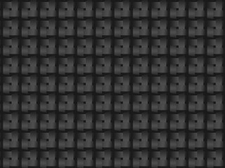 Abstract futuristic dark black background with unique design. Realistic 3d wallpaper with matting. Elegant background for posters, websites, brochures, cards, banners, apps, etc.