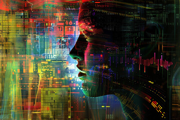 digital data graphic dark financial stock photos and royaltyfree images, in the style of vibrant, high-energy imagery