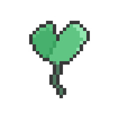 leaf pixel art for dynamic digital projects and designs.