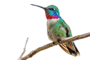Fototapeta premium A stunning red bird perched