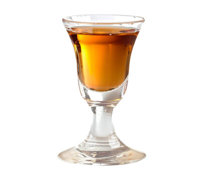 Schnapps drink isolated on transparent background