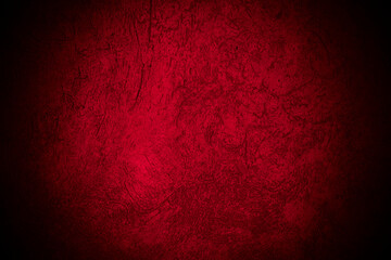 Old wall texture cement black red  background abstract dark color design are light with white gradient background.