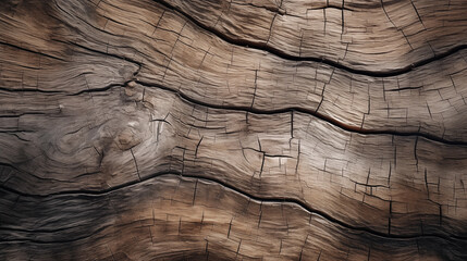 Naklejka premium Close-up of Intricate Tree Bark Texture and Patterns