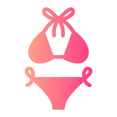 bikini gradient icon
