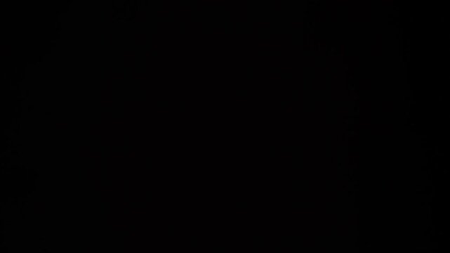 Real Red Light Flare Effect on Black Background