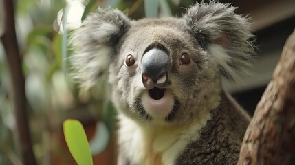 Curious koala. 