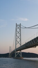 Evening view of Akashi Strait.