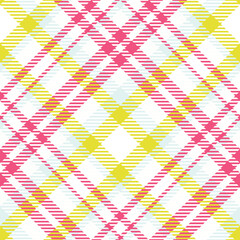 Tartan Plaid Seamless Pattern. Gingham Patterns. Template for Design Ornament. Seamless Fabric Texture. Vector Illustration