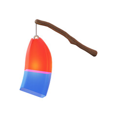 한국의 추석 전통 3D 오브젝트