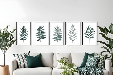 Botanical Serenity: Abstract Line Drawings for Stylish Home Decor and Art