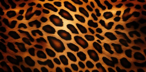 Fototapeta premium animal print background in the shape of a leopard