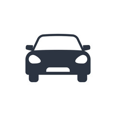 Car Icon editable vector, isolated white background