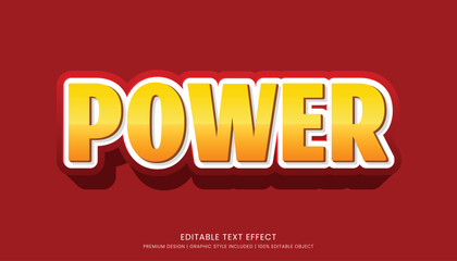 3d text effect video game style editable template