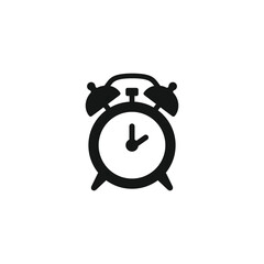 Alarm clock icon vector. EPS 10 editable vector