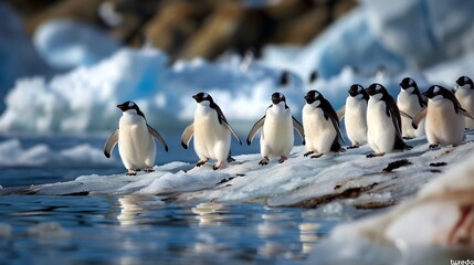 Obraz premium cute penguin. 