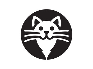 Cat logo design vector template