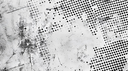 Aged Newspaper Halftone Abstract Dotted Background