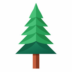 christmas tree vector illustrator