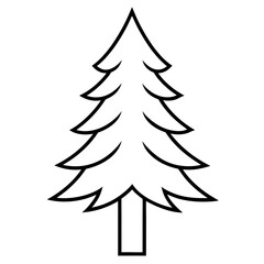 Obraz premium christmas tree vector