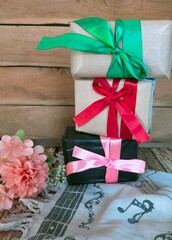 Bouquet of flower and some equipment, good for book cover