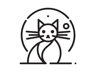 cat with a butterfly