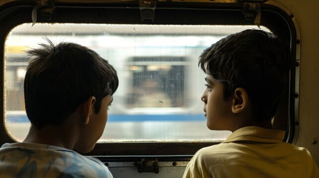 The siblings bonding over shared memories and inside jokes strengthening their sibling bond.