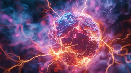 Electrostatic Energy Sphere in a Mystical Nebulous Space