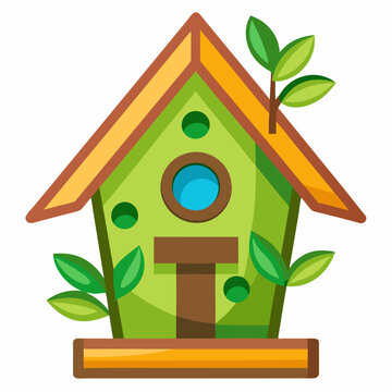 recommend clip art: Birdhouse clipart cartoon Illustration drawing