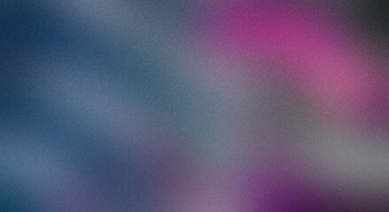 Vibrant grunge grainy background, pink blue noise texture color gradient, backdrop header poster banner design