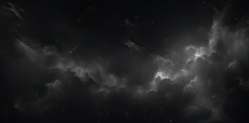 Obraz premium black space background with stars and nebulae in the distance