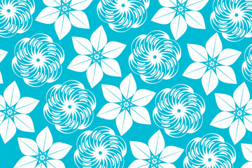 seamless pattern with flowers