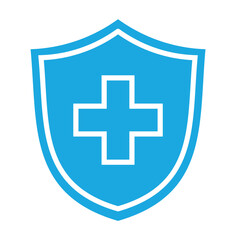 Cross Shield Icon- High-Quality Vector Graphics