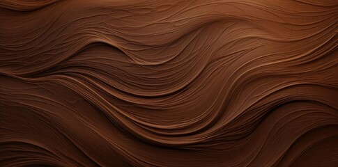 dark brown background with a pattern of wavy lines