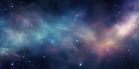 space galaxy background with stars and planets in the space
