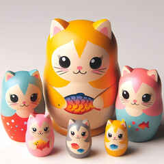 cat porcelain doll