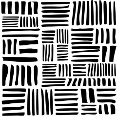 seamless stripe organic hand drawn line art seamless pattern. applicable for background, wallpaper and other decorative purpose such textile and clothing	