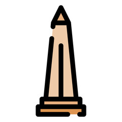 Fototapeta premium obelisk icon 