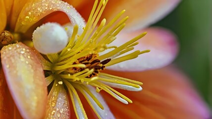 macro of a flower