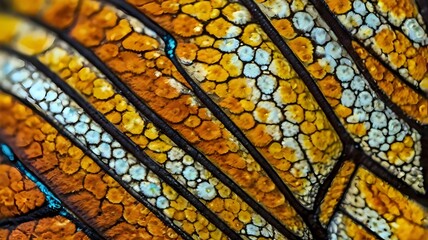 Patterns on butterfly wings