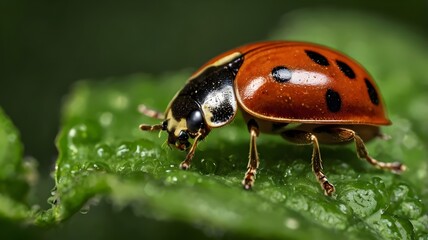 ladybird on a leaf