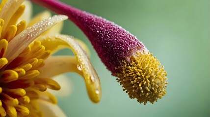 macro of a flower