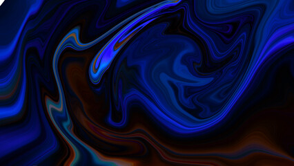 4K abstract dark, holographic, iridescent neon background with a fluid, glassy, curving wave in motion. For banners, backdrops, wallpapers, and covers, use a gradient design element.
