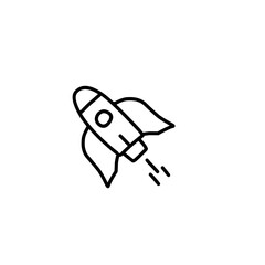 rocket outline icon