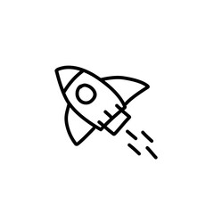 rocket outline icon